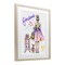 Stupell Industries Fabulous Girl & Dog Framed Print Under Glass, design by Jess Stempel